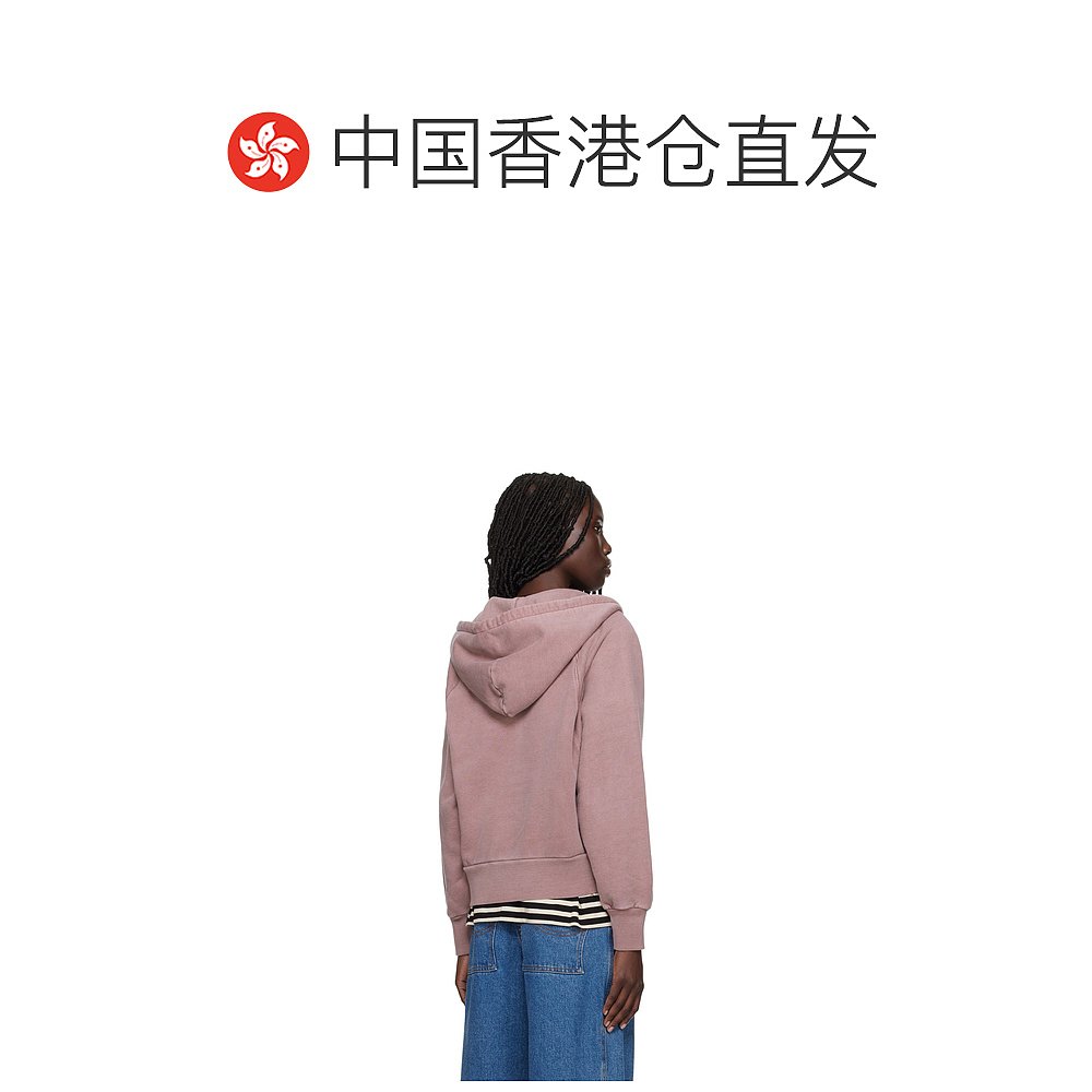 香港直邮潮奢 Carhartt 女士粉色 Taos 连帽衫 - 图1