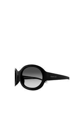 GUCCI 女士太阳镜 GG2012S001 SS2025 黑色 Panthos 太阳镜