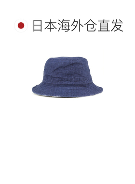日本直邮STETSON 双面戴渔夫帽 麻质 藏青色 美国星条旗图案 户外