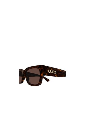 GUCCI 男士太阳镜 GG1794S002 AW2025 黑色 矩形太阳镜