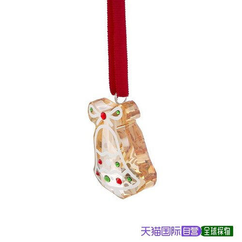 日本直邮Swarovski Holiday Cheers 姜饼铃铛圣诞装饰品 [SW56815 - 图0