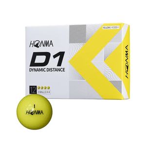 自营｜Honma Golf高尔夫球黄色盒装简约休闲运动潮流