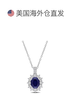 自营 mimi & max4 CT TGW 创造蓝色和创造白色蓝宝石和 0.02 CT T