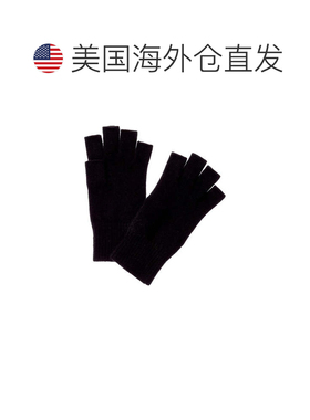 美国直邮自营portolano无指羊绒手套-黑色支架 美国奥莱直发