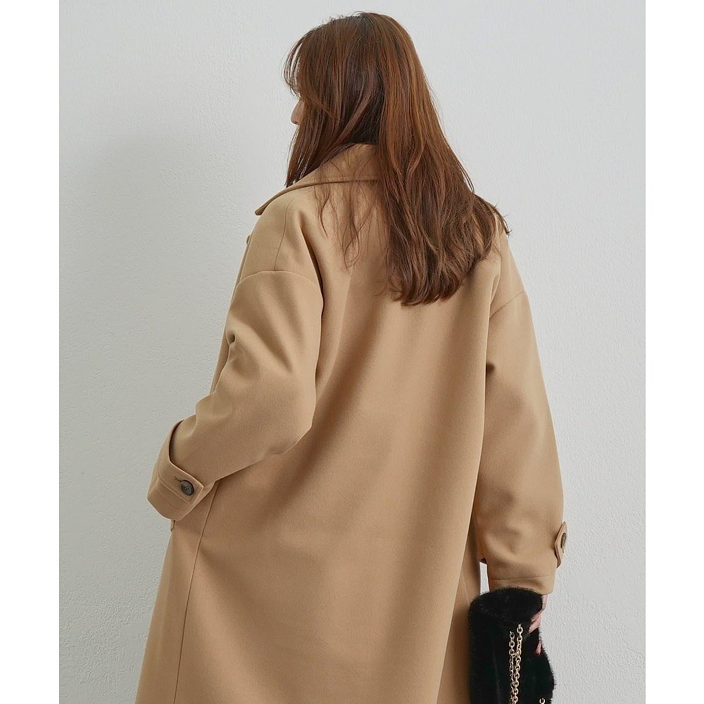 1h可退 日本直邮官方授权 un dix cors 优雅成熟风格双排扣长款大 - 图2