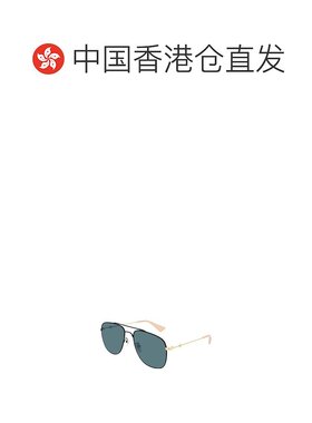 香港直邮GUCCI 女士眼镜 GG0514S3 AW2024 蓝色 徽标细节太阳镜