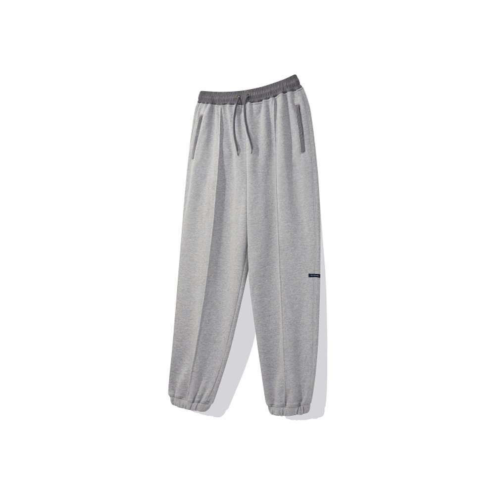 韩国直邮YALE COLOR BLOCK SWEAT JOGGER PANTS GRAY运动裤YD07PT-图0