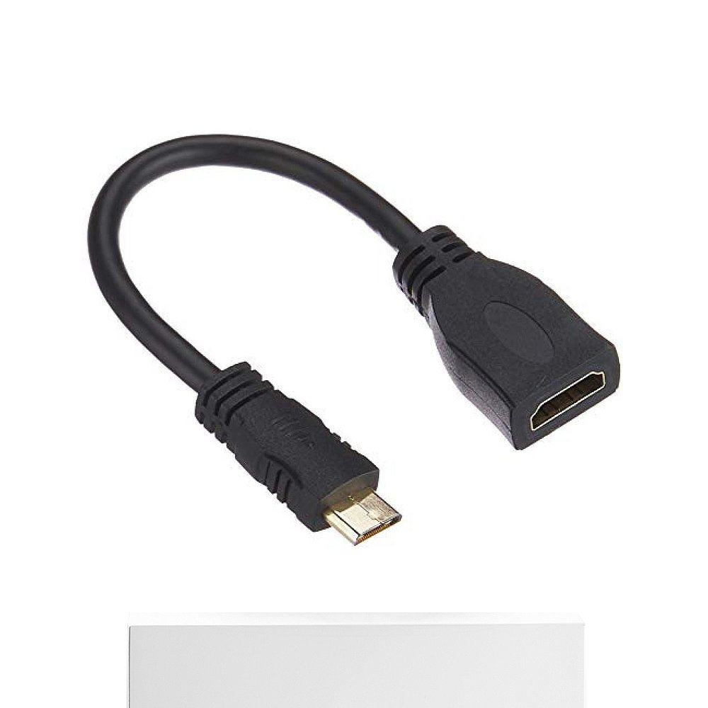 【日本直邮】Elecom转换数据线HDMI TypeA对HDMI Mini TypeC黑色 - 图3