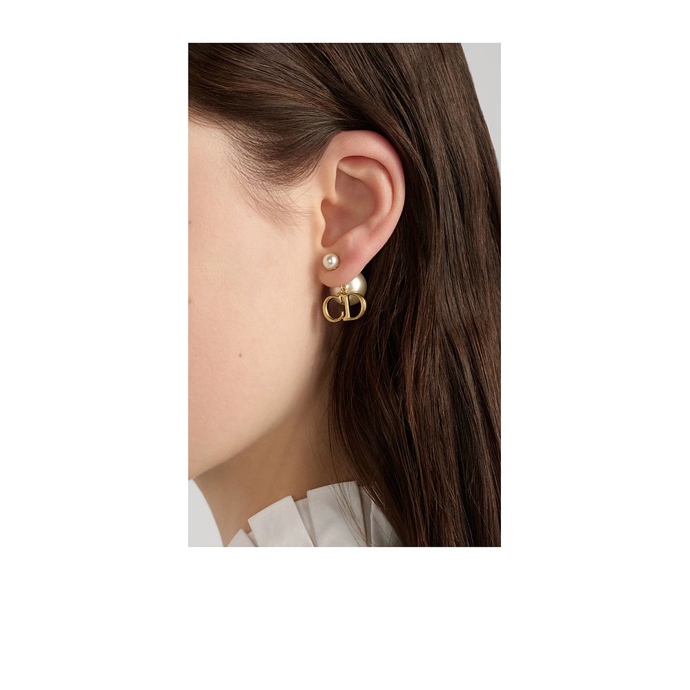 1h可退 香港直邮DIOR 女士耳饰 E4169WOMRSD301 AW2025 金色 Dior - 图2