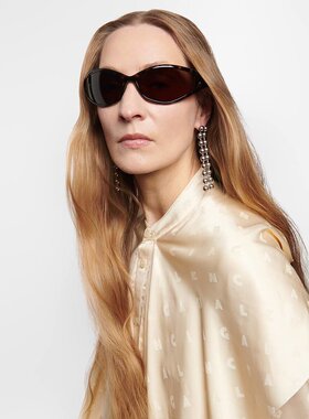 Balenciaga 巴黎世家 女士 椭圆形太阳眼镜 000895
