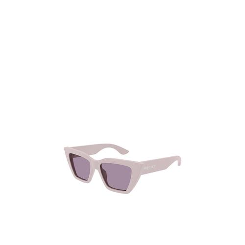 ALEXANDER MCQUEEN 女士眼镜 AM0507S005 CO 紫色 猫眼太阳镜 - 图0