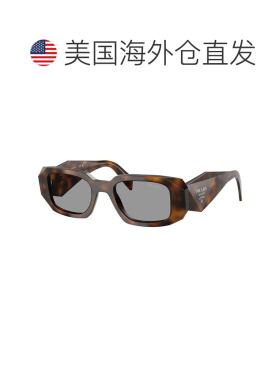 自营Prada  PR 17WS 20D50Q 49mm Womens Rectangle Sunglasses -