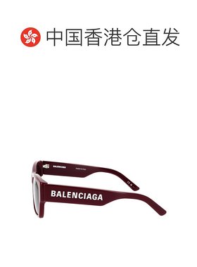 香港直邮BALENCIAGA 男士太阳镜 BB0262SA004 AW2023 红色 BB0262