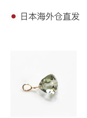 1h可退 日本直邮cui-cuiK18金彩宝吊坠GreenAmethyst712863cuicui
