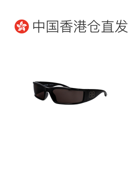 香港直邮BALENCIAGA 女士太阳镜 BB0458S002 SS2026 黑色 全框太