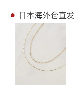 日本直邮grove 手套 双链闪耀设计项链 金色007