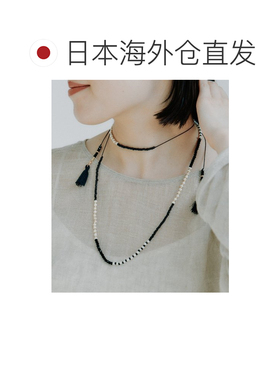 日本直邮ear PAPILLONNER 女士 长款珠链项链 调节式流苏设计 EAZ