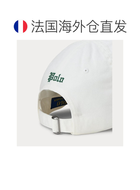 自营欧洲直邮Ralph Lauren拉夫劳伦 男士纸白色棉质刺绣棒球帽