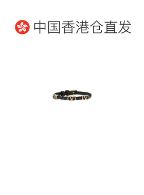 香港直邮valentino 华伦天奴 女士 VLogo 标志编织皮革手链 9W2J0