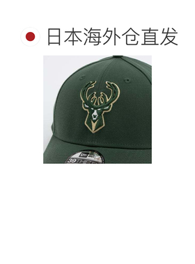 日本直邮NEWERA NEW ERA 3930 NBA 密尔沃基雄鹿队（绿色）帽子