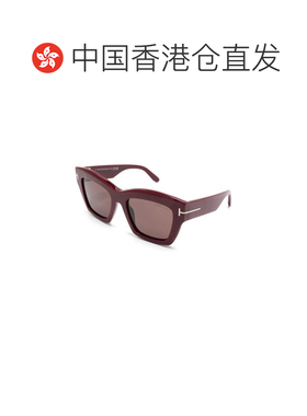 香港直邮TOM FORD 男士太阳镜 FT119169E AW2025 酒红色