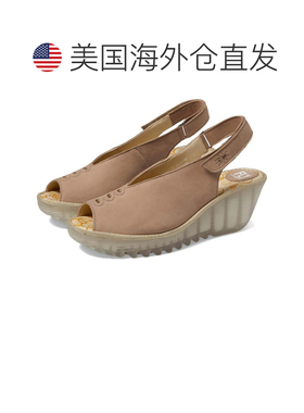 自营Fly London YEAY387FLY Sandals Women's  Taupe Wedge Heel