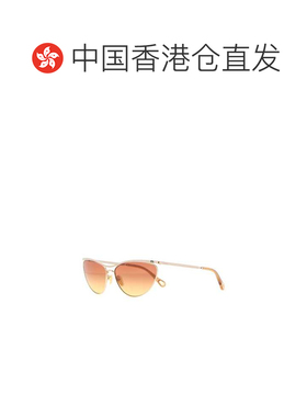 香港直邮Chloe 蔻依 女士 UMA 金色金属太阳眼镜 CH0386S00462BRO