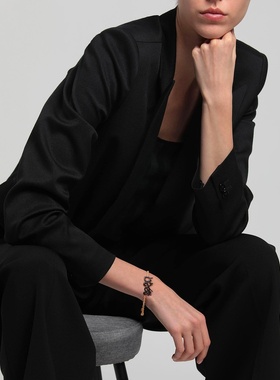 1h可退 潮奢 Dsquared2 二次方 女士 手链 black黑色 舒适时尚