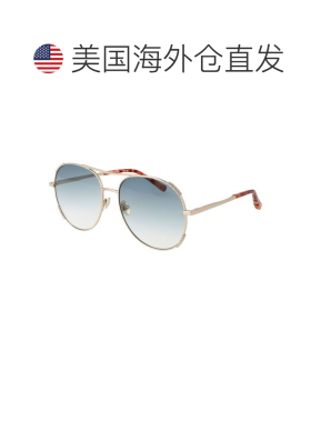 自营Scotch & Soda Acetate Women's Sunglasses - gold 美国奥莱