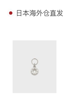 1h可退 日本直邮NOJESS 女士 小巧银饰 圆环守护吊坠 简约花冠设