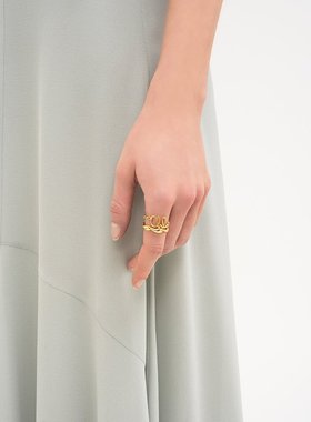 Chloe 蔻依 女士 徽标双环戒指 C24AFR67CB7