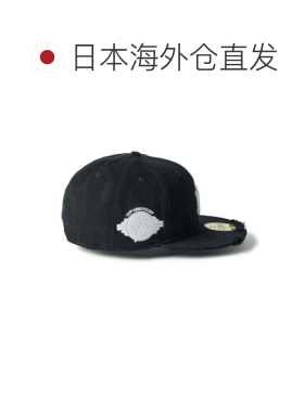 日本直邮NEW ERA 纽约洋基队做旧款59FIFTY棒球帽 黑色