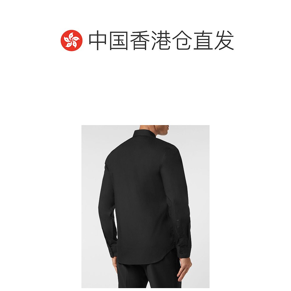 香港直邮潮奢 Philipp Plein 菲利普普兰 男士 长袖衬衫 MRP2133P - 图1