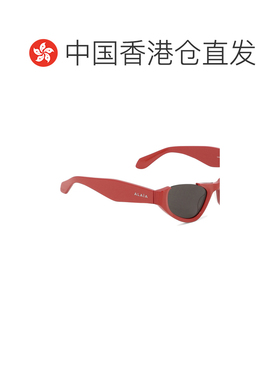1h可退 香港直邮ALAIA 女士眼镜 AA4L0076S001300 SS2025 红色 猫
