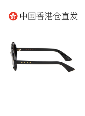 1h可退 香港直邮Marni 玛尼 男士 黑色 Nozea 太阳镜 BlackJX3