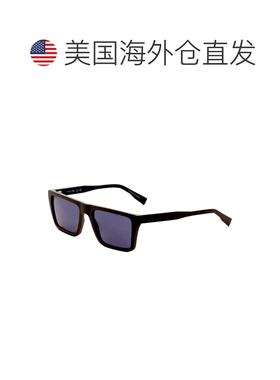 自营Lacoste Men's 56 mm Brown Sunglasses - matte brown 美国