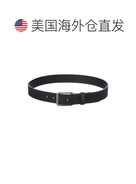 自营Diesel Logo B-Basic Leather Belt - black 美国奥莱直发