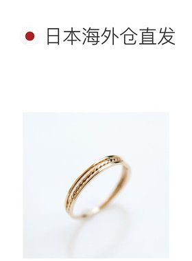1h可退 日本直邮cui-cuiK10YG黄金戒指10K金戒环755406cuicui
