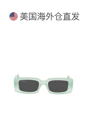 自营off-white米白色中性青色太阳镜-青色 美国奥莱直发