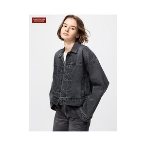日潮跑腿UNIQLO优衣库 牛仔短款外套 480360