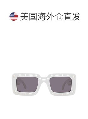 自营Off-White Atlantic Grey Rectangular Unisex Sunglasses OE