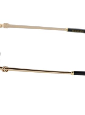 GUCCI 太阳镜男式女式亚洲版型防紫外线太阳镜金色 GG1142SA-001