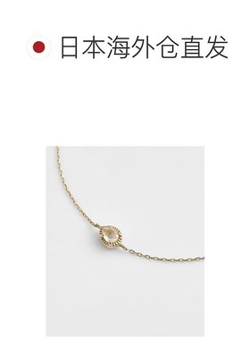 1h可退 日本直邮agete 阿卡朵 女士 K10金 天然月光石钻石 双面设