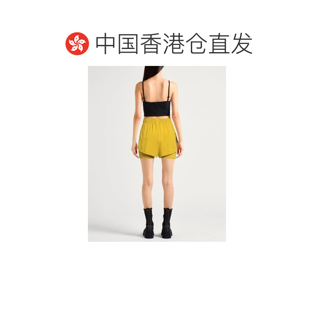 1h可退 香港直邮adidas 阿迪达斯 女士 短裤 yellow黄色 舒适时尚,淘宝优惠券,粉丝福利购,淘宝优惠卷