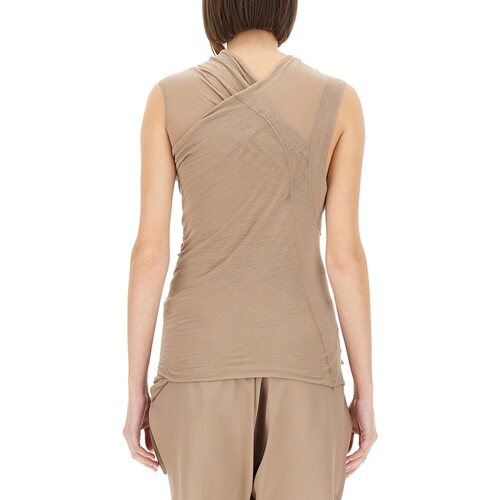 RICK OWENS 女士T恤 RP01E7109UC64 SS2025 粉红色【付后1h可退】 - 图2