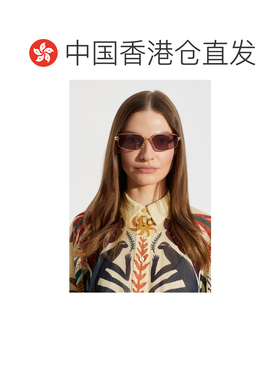 香港直邮ETRO 女士太阳镜 ETRO0137S00004S CO 金色 Sunglasses