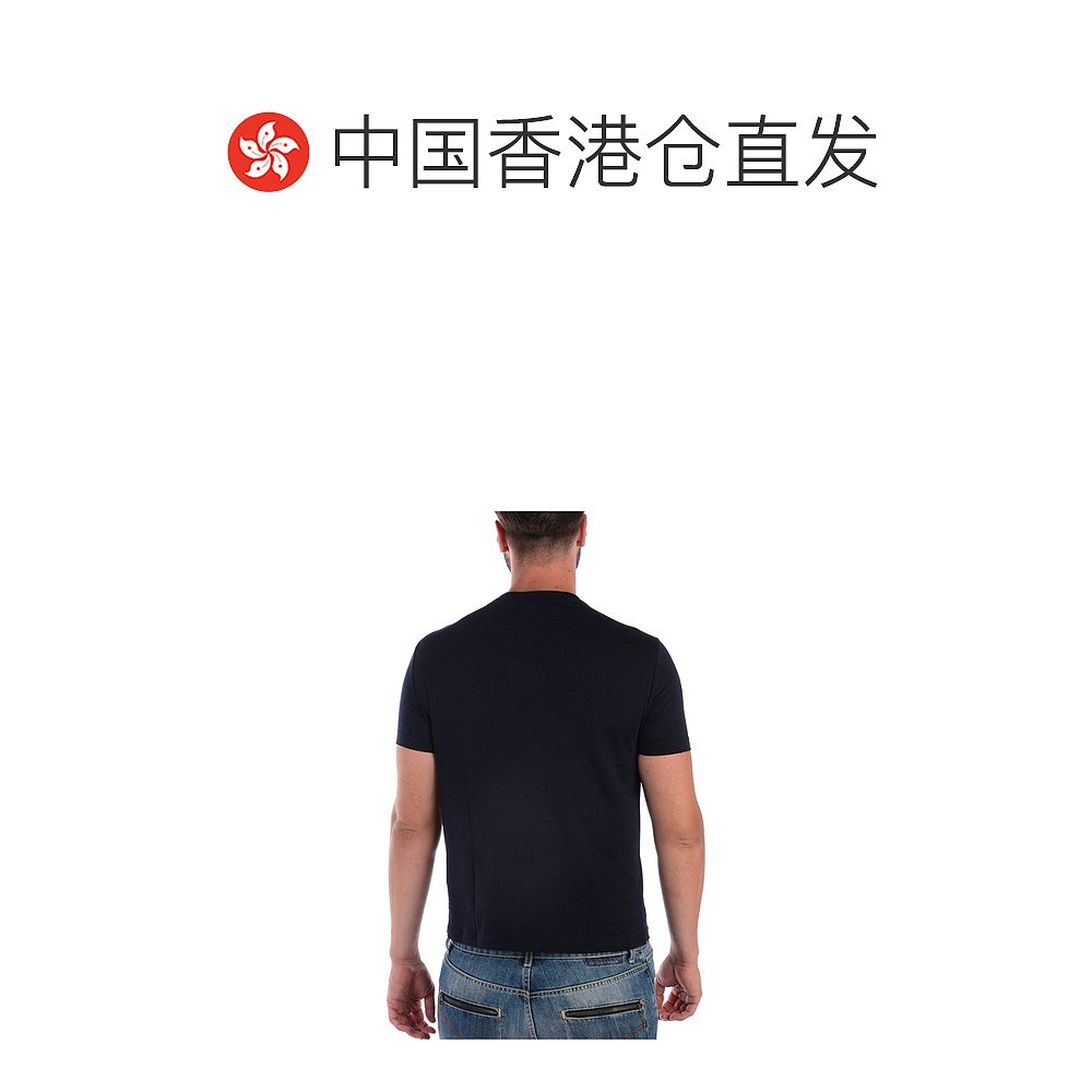 1h可退 香港直邮EMPORIO ARMANI 男士T恤 6Z1TA61JPZZBLUE短袖 - 图1