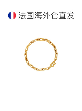 自营欧洲直邮Balenciaga巴黎世家 Fin B Chain女士金色黄铜B字链