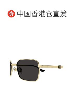 香港直邮GUCCI 男士太阳镜 GG1495S001 CO 黑色 古驰太阳镜几何框