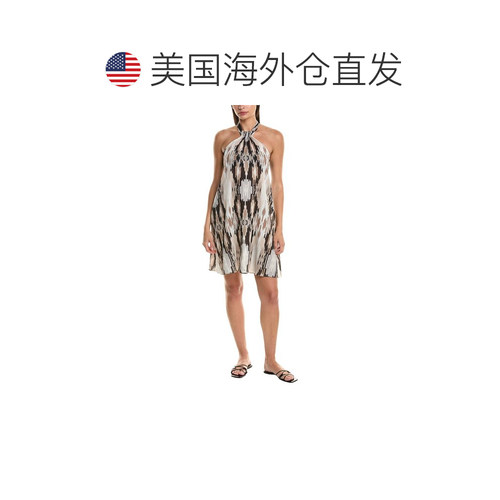 自营Natori Ibiza Halter Dress - tan 美国奥莱直发连衣裙吊带 - 图1